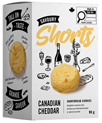 canadian cheddar savoury shorts 90g box