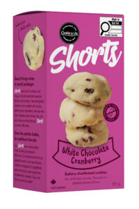 white chocolate cranberry shorts 170g box canada